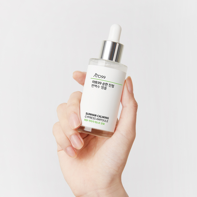 아토99 순한 진정 편백 앰플 병풀 시카 저자극 수분 속건조 트러블 보습 50ml, 1개 - 상세 이미지 2