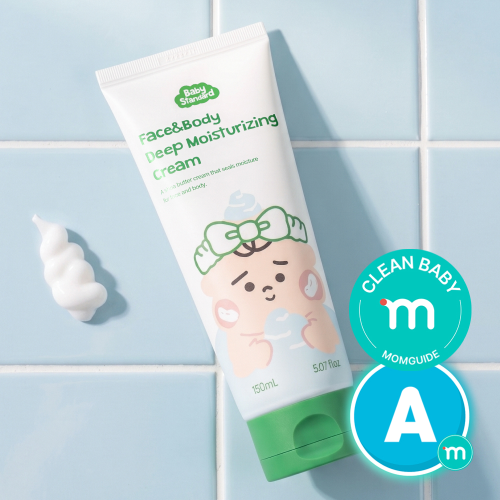 베이비스탠다드 페이스 앤 바디 아기 고보습 크림 150ml 무향 유아 올인원 보습 - 상품 이미지