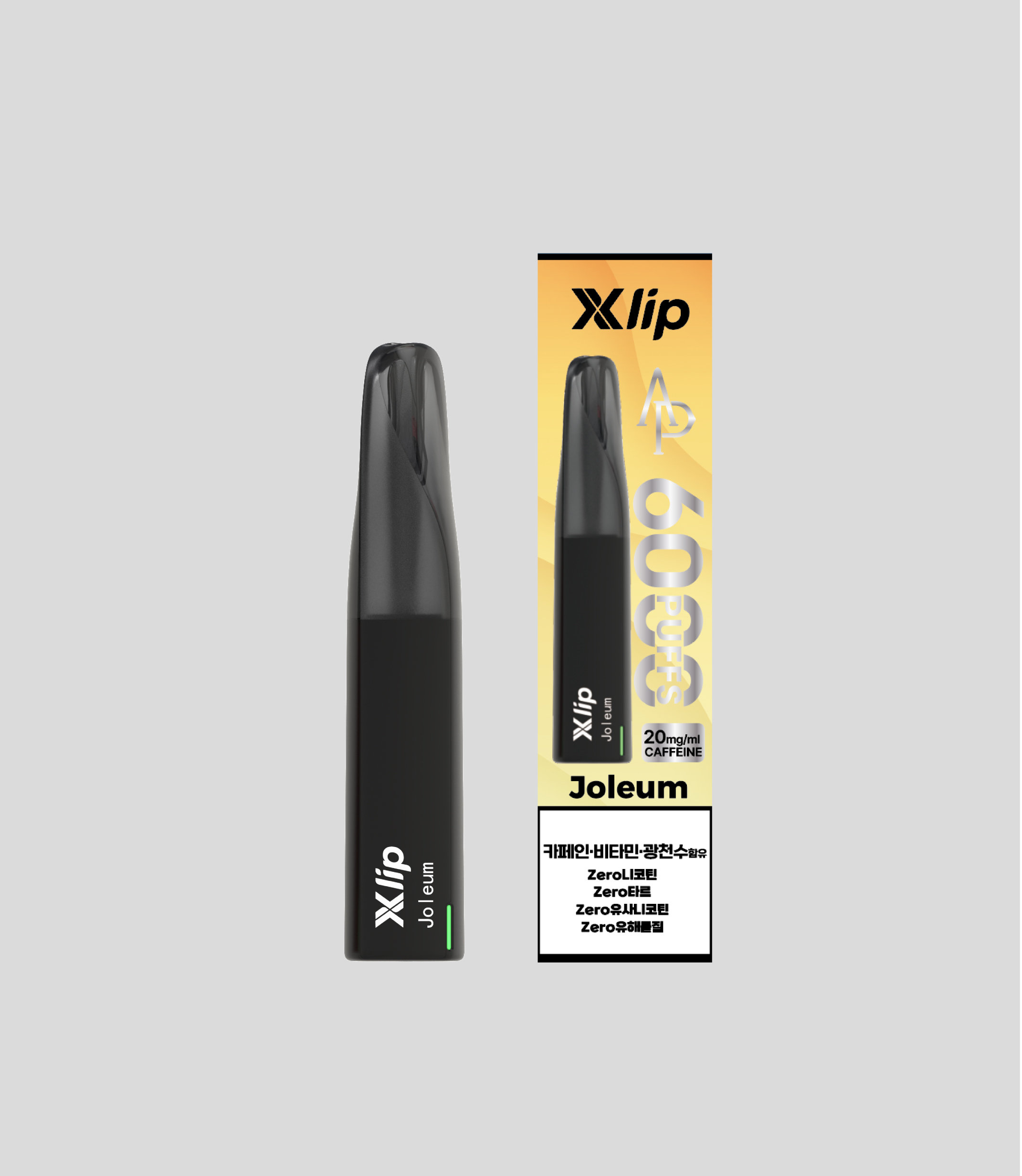 AP카페인 엑스립 스틱 6000퍼프 8ml 전자담배 C타입 충전 졸음(멘솔 맛) - 상품 이미지
