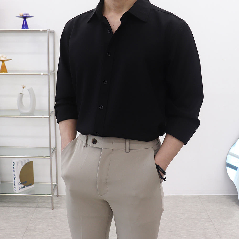 킵글랜 남자블랙셔츠 남성흰셔츠 흰색와이셔츠