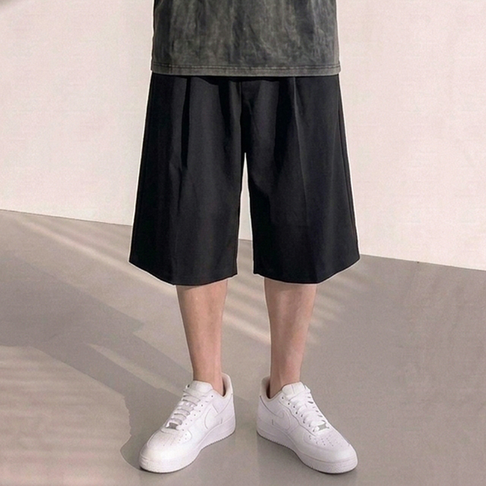 남자버뮤다팬츠 치노반바지 6부바지 흰색반바지 - 상세 이미지 3