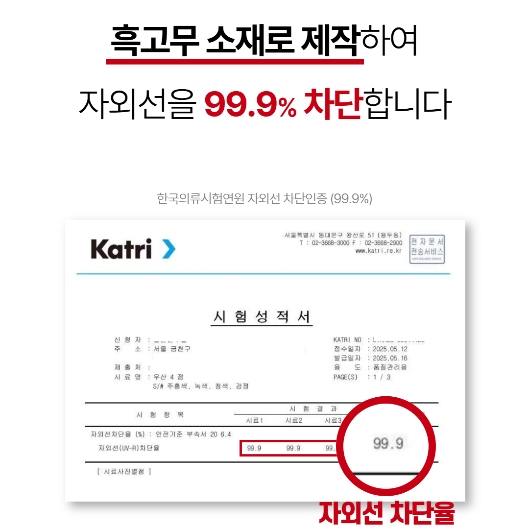 에이치팩 초경량 양우산 남자 암막 고급 자외선차단 양산 이미지 2