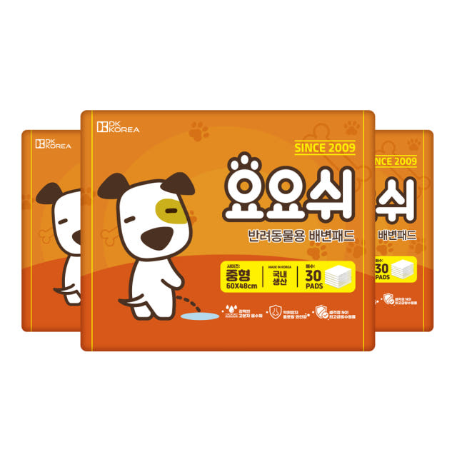 강아지 배변패드 플로럴와인향 중형, 30매입