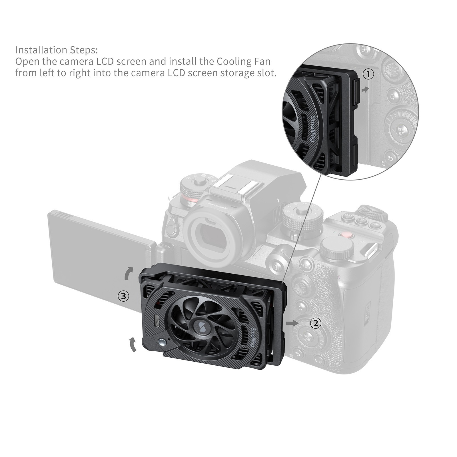 스몰리그 파나소닉 LUMIX S1II / S1IIE / S1RII 전용 쿨링팬 5875 - 상세 이미지 5