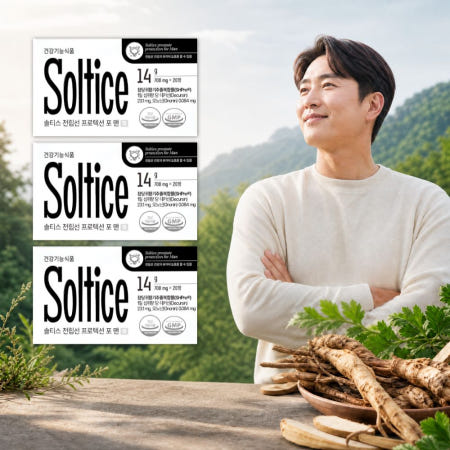 솔티스 전립선 포맨 참당귀 황기 홍경천 추출물 20정, 3개