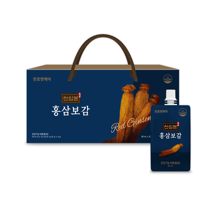 천호엔케어 천심본 홍삼보감 홍삼 진액 농축액 활력 증진 피로 회복 부모님 선물 240g / 1박스 - 상품 이미지
