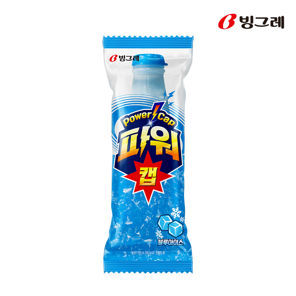 빙그레 파워캡 블루아이스 아이스크림 35개입 - 상세 이미지 2