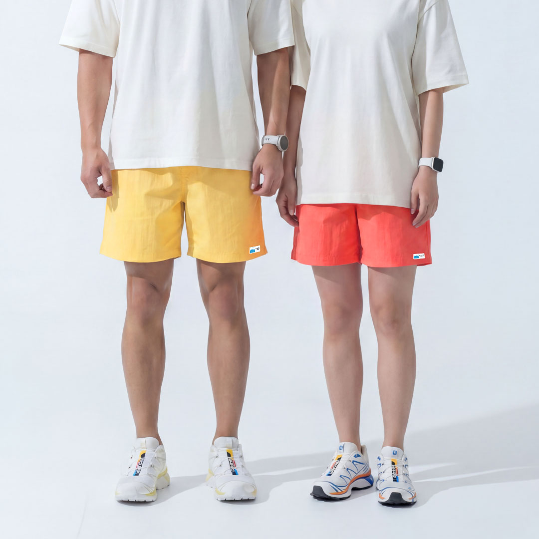 1+1 오로꼬 여름 퓨어쇼츠 5인치 나일론 반바지 밴딩 숏 팬츠 - 상세 이미지 4