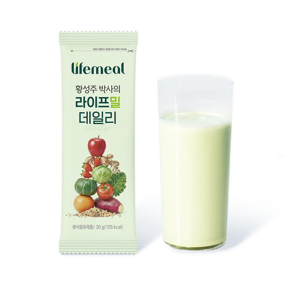 황성주 박사의 라이프밀 데일리 아침 식사 대용 야채 동결건조 생식 30g, 14포, 4개 - 상세 이미지 3