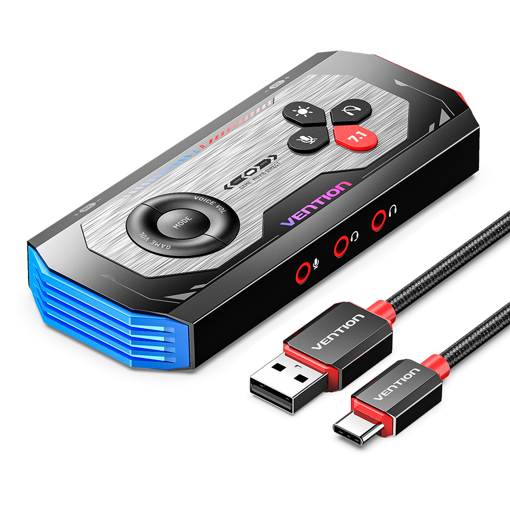 벤션 게이밍 오디오 앰프 외장형 USB 사운드카드 CVA 이미지 6