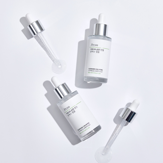 아토99 순한 진정 편백 앰플 병풀 시카 저자극 수분 속건조 트러블 보습 50ml, 1개 - 상세 이미지 3