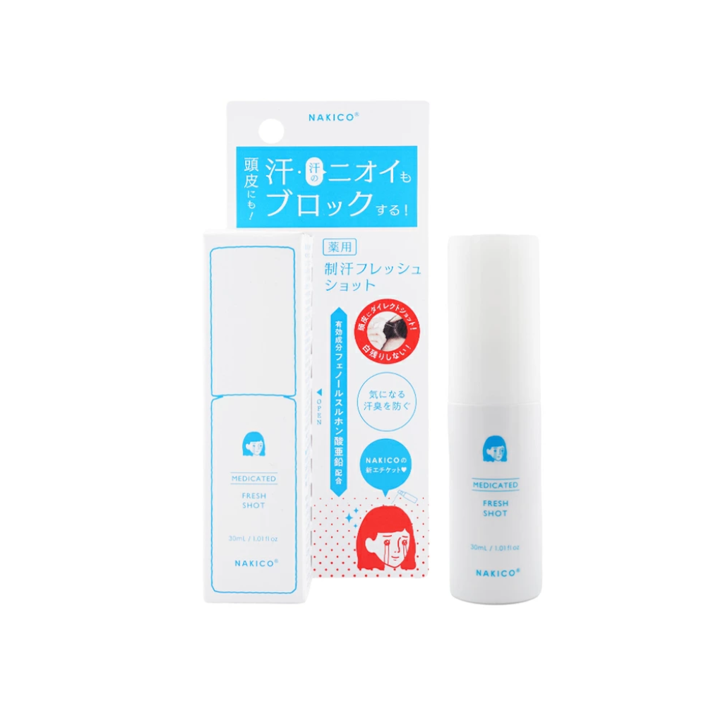 나키코 두피 땀방지 약용 프레시샷 미스트 오리지널, 30ml, 1개 - 상품 이미지