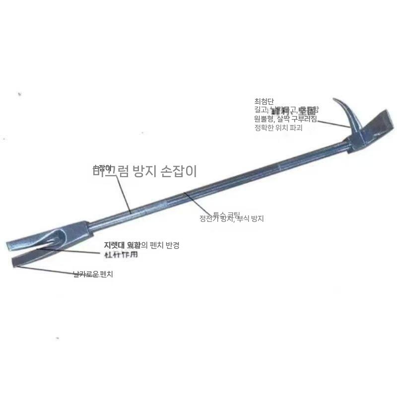 빠루 장도리 철거 도구 문 렌치 구조 해체 61cm - 상세 이미지 5