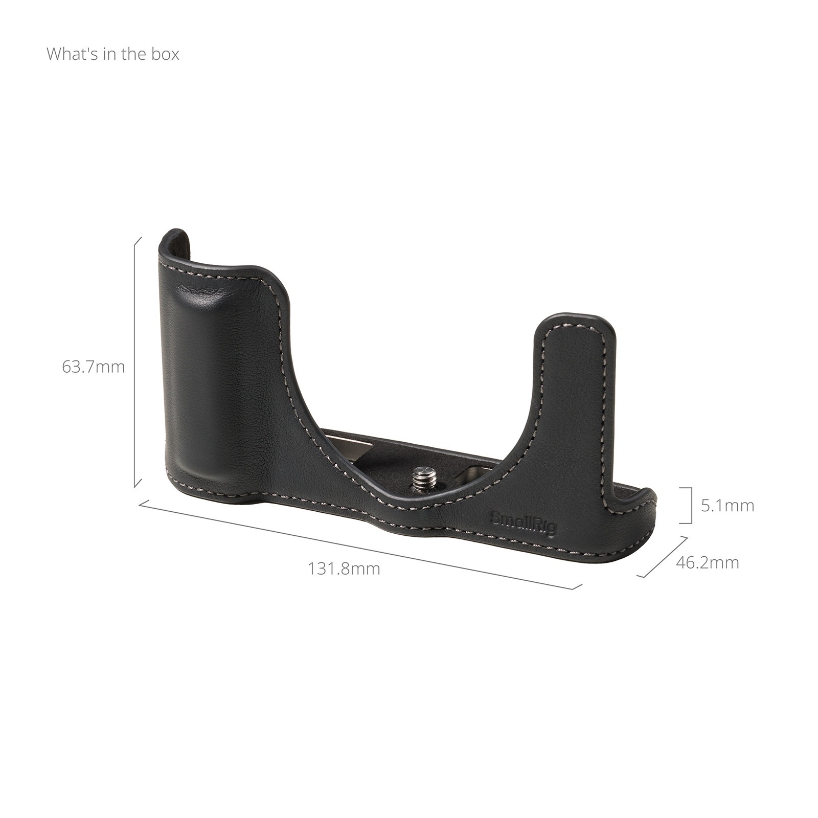 스몰리그 파나소닉 LUMIX L10 가죽 하프 케이스 (블랙) 5698 - 상세 이미지 2