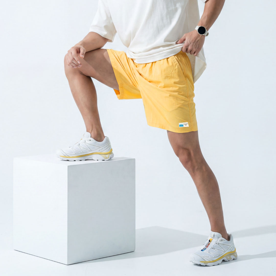 1+1 오로꼬 여름 퓨어쇼츠 5인치 나일론 반바지 밴딩 숏 팬츠 - 상세 이미지 2