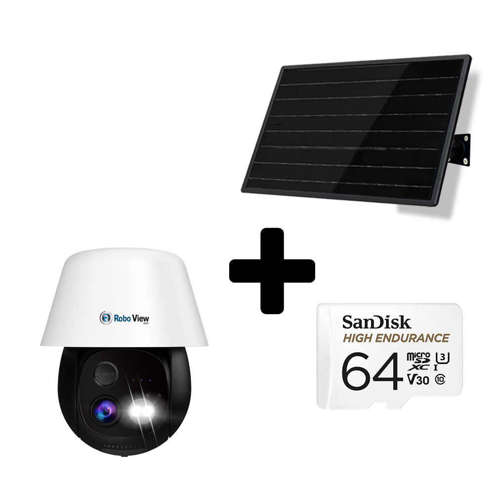 글로벌아이넷 로보뷰S10 + 24W태양광 + 64GB 무선 배터리 상시녹화 AOV CCTV - 상세 이미지 2