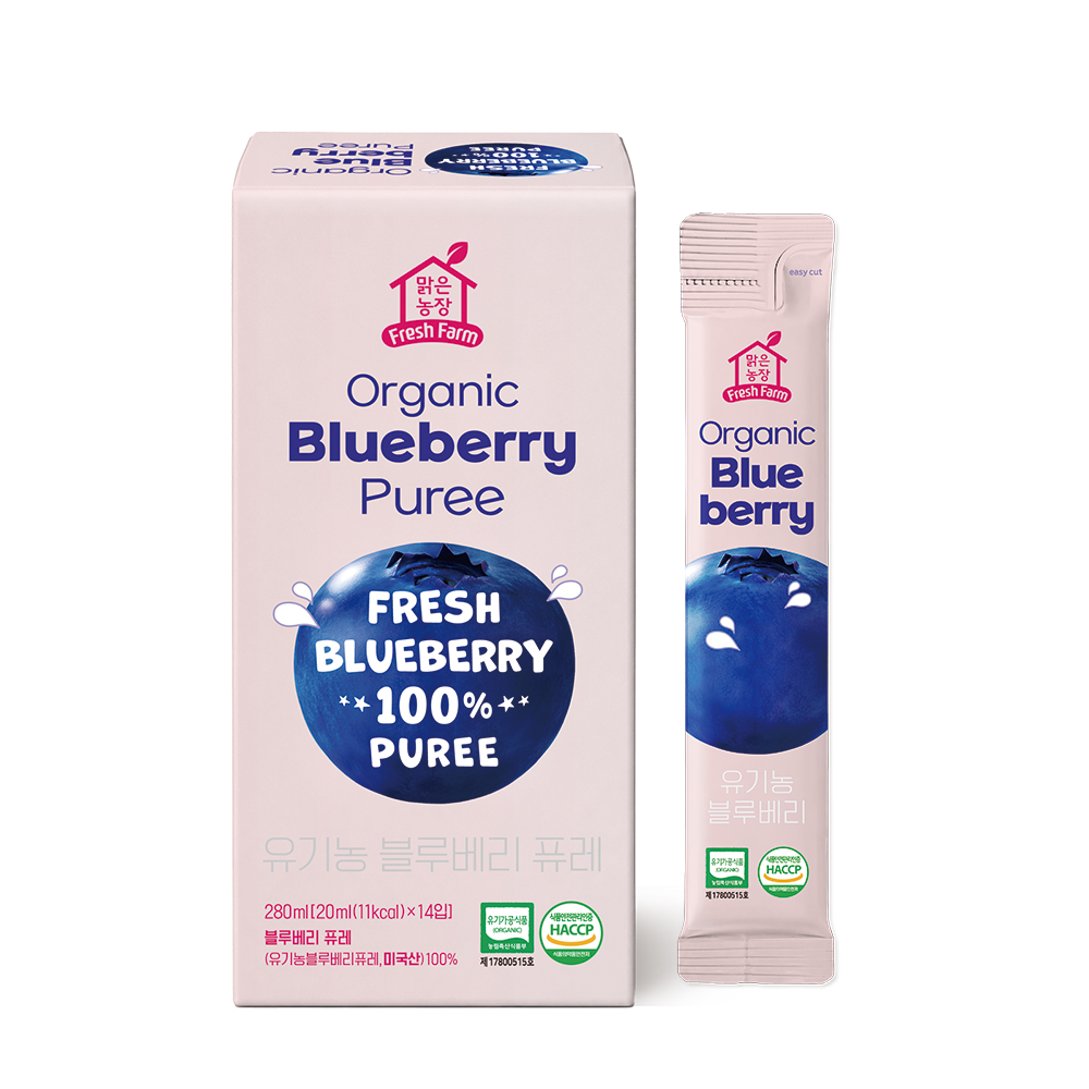 맑은농장 유기농 블루베리 퓨레 스틱 280ml, 7개 이미지 7