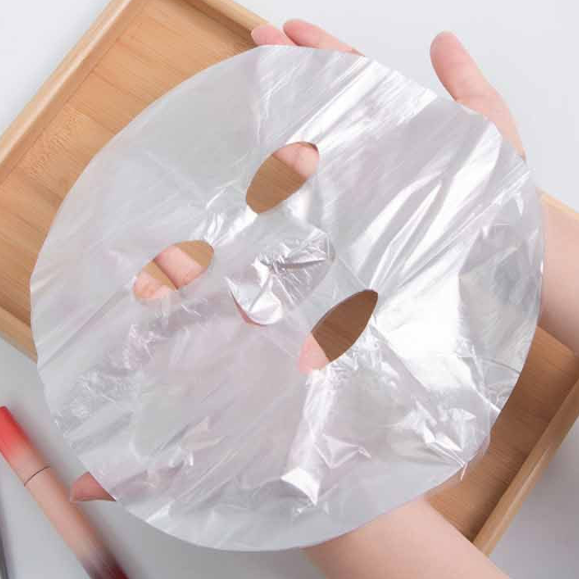100매 세트 얼굴 비닐 팩 홈케어 피부 관리 시트 마스크 랩 마사지 일회용 업소용 - 상품 이미지