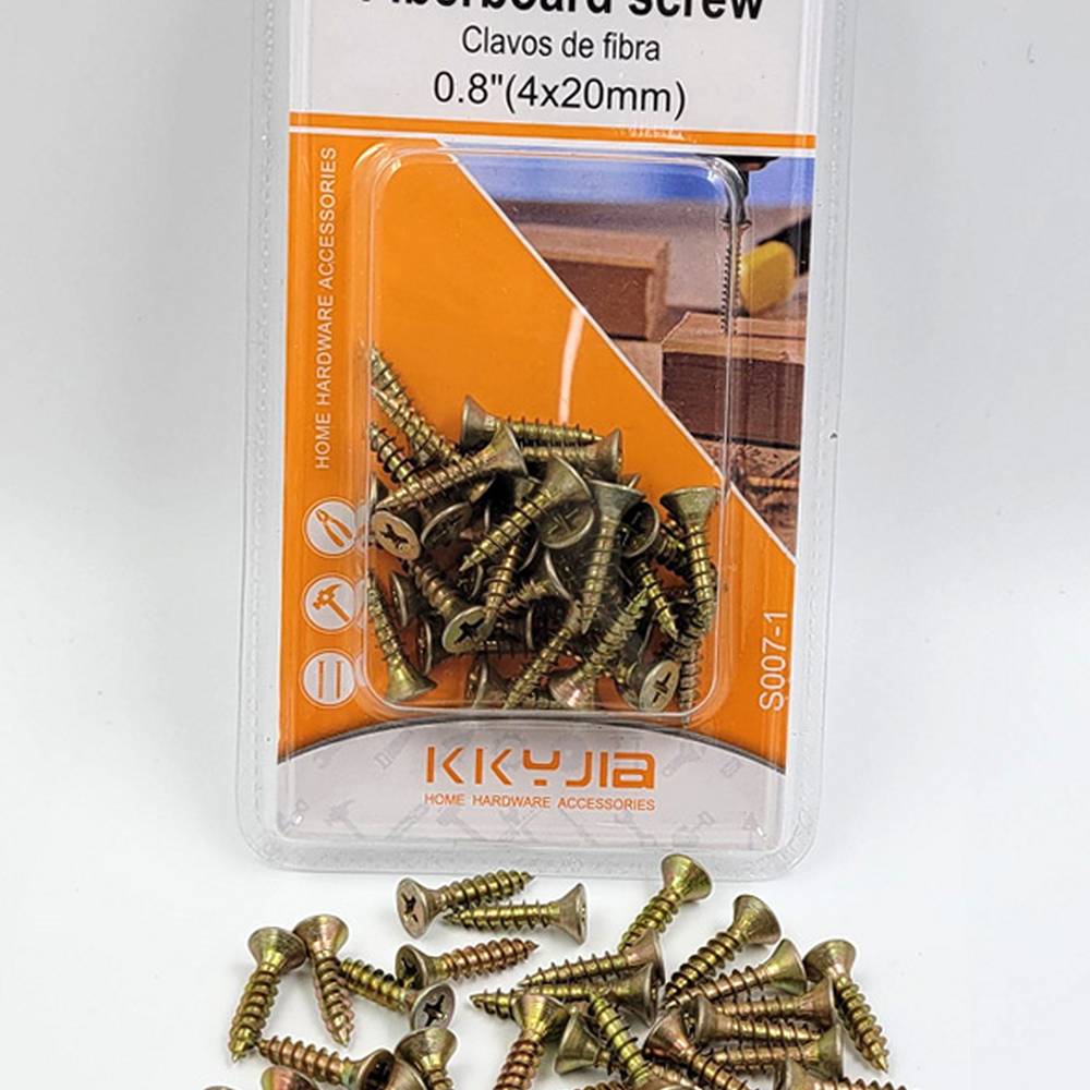 라이즈올6 35PCS 목공용 피스 20mm 나사못 접시머리피스 일반나사 - 상품 이미지