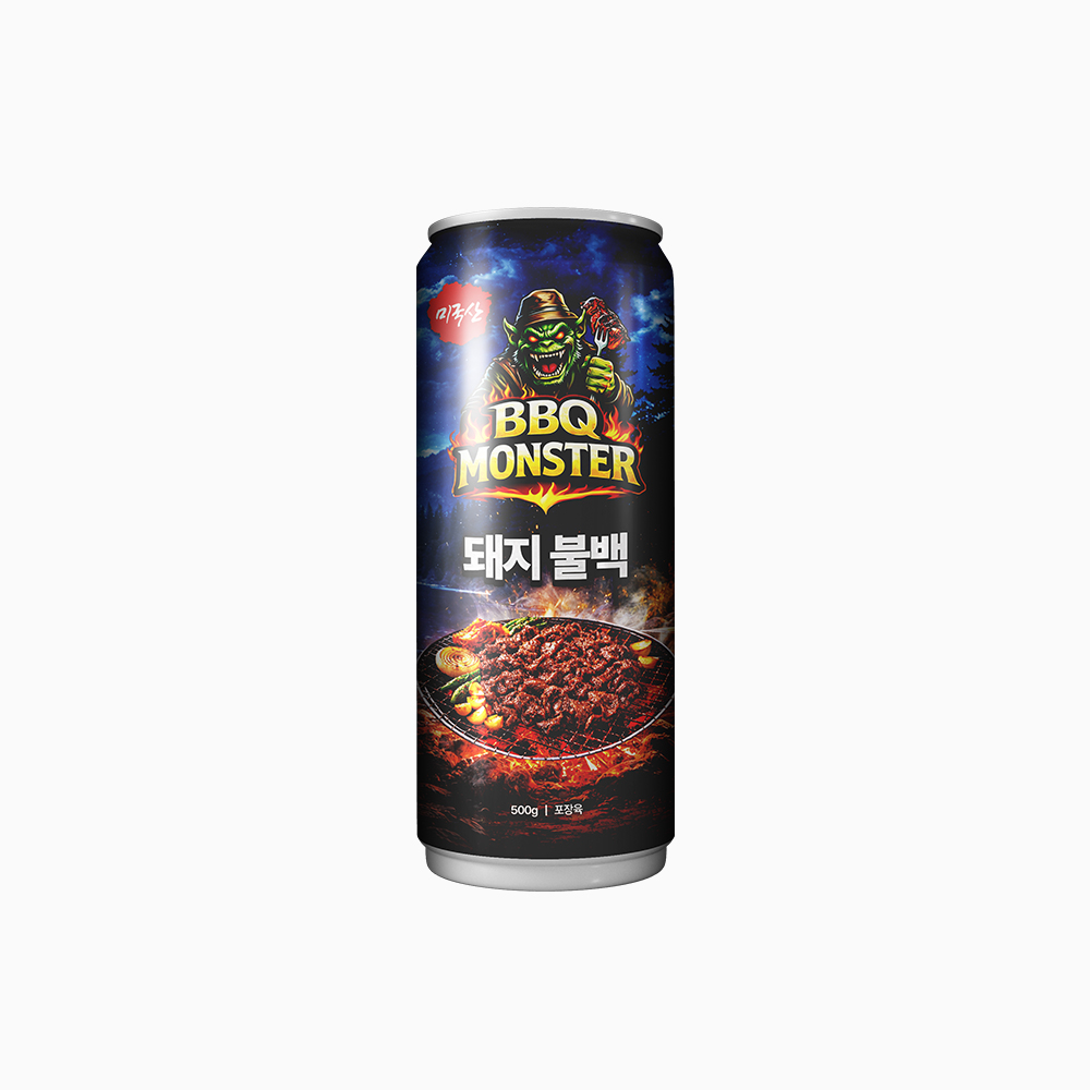 캠핑고기 캔 돼지불백 기사식당 간장 돼지불고기 500g 통조림 반찬 - 상세 이미지 2