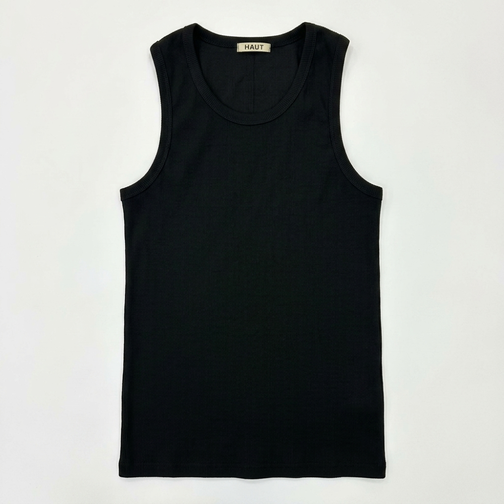 남자나시 머슬핏나시 무지민소매 이미지 8