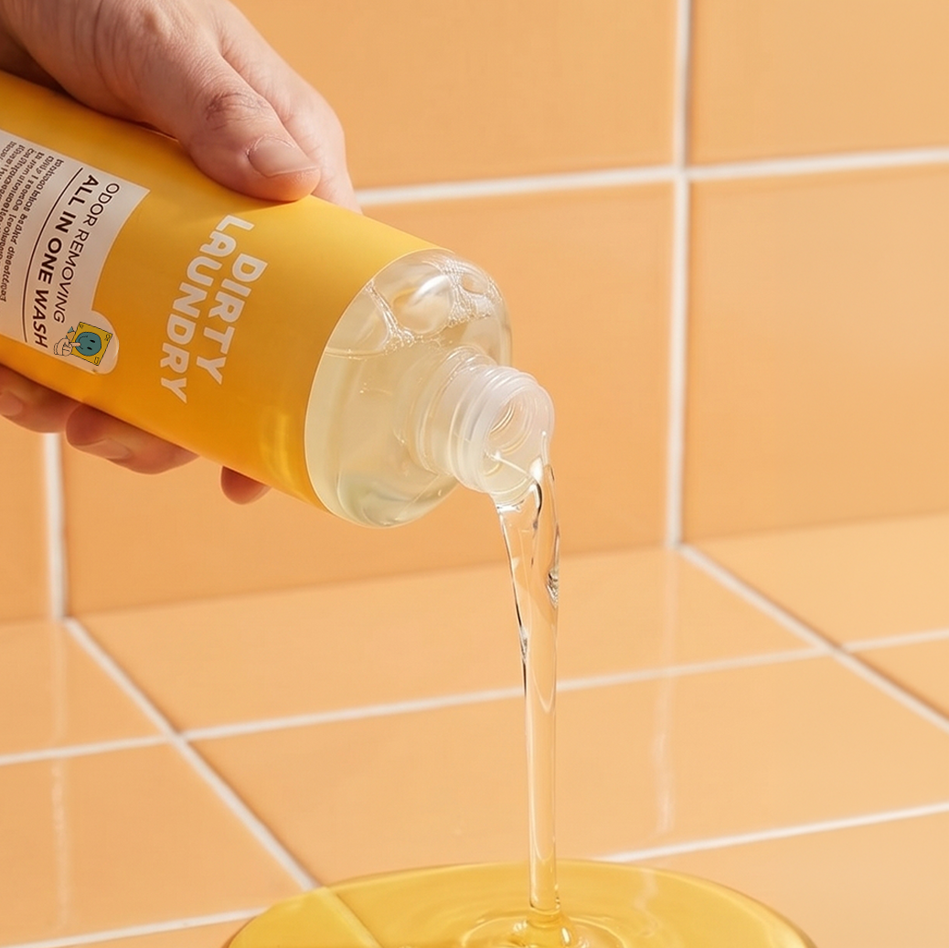 [금목서향] 더티런드리 올인원바디워시 달콤 복숭아 오스만투스 500ml 약산성 체취개선 - 상세 이미지 5