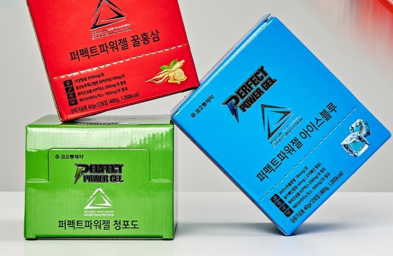 코오롱제약 퍼펙트 파워젤 아이스블루/청포도, 12회분, 1개 - 상세 이미지 4