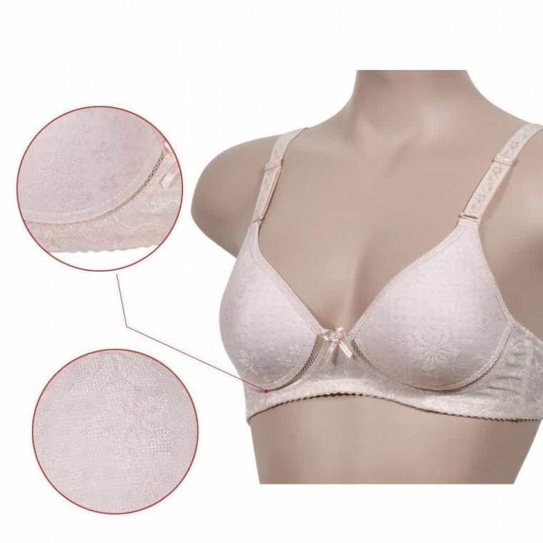 도모아 은은한 메쉬 A컵 브라 인견브라 매쉬브라 통기성좋은브라 - 상품 이미지