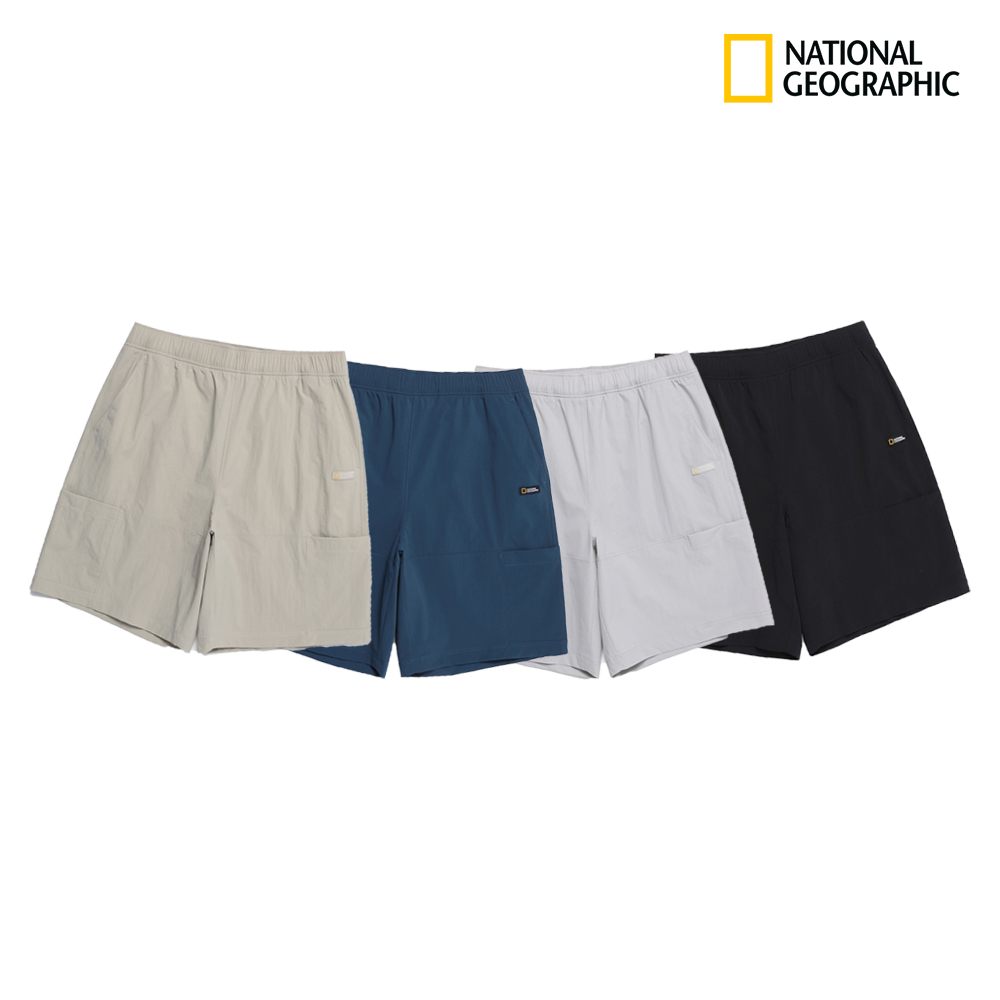 내셔널지오그래픽 N252UHP840 아델리 경량 우븐 스트레치 5부 카고 여름 쇼츠 반바지 택 1 - 상품 이미지