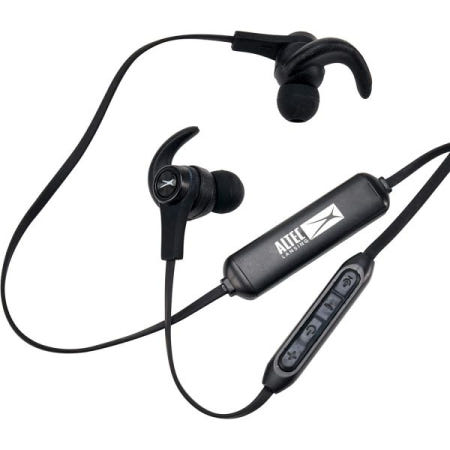[해외]Altec Lansing 스포츠 방수 블루투스 이어버드 블랙 MZX857-BL