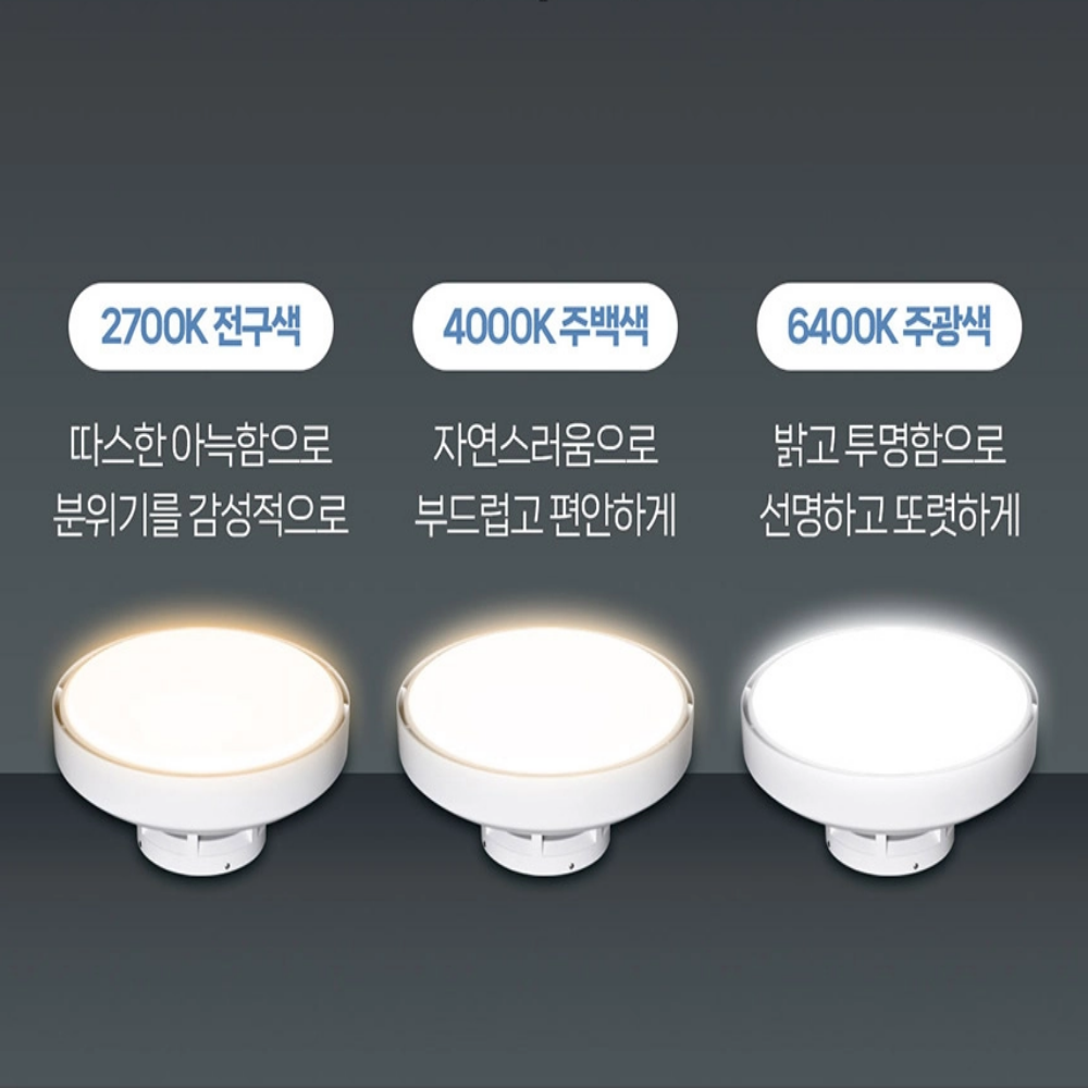 리모컨방등 LED 실링팬 조명 원형 안 방등 42W, 전구색주백색주광색 - 상세 이미지 5