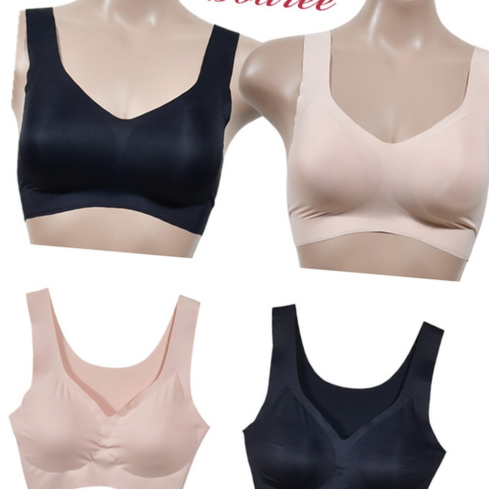 라이즈올4 무봉제 누디브라 무봉제속옷 수면브라 - 상품 이미지