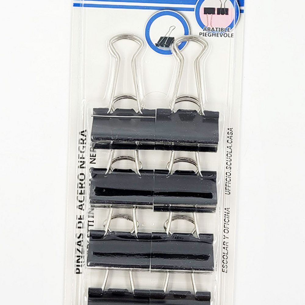 라이즈올5 8PCS 서류 집게 25mm 오피스물품 제도용품 쇼클립 행거집게 - 상품 이미지