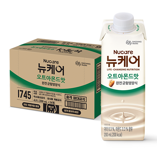 뉴케어 오트아몬드맛 완전균형영양식 식사대용 오트아몬드, 200ml, 48개 - 상세 이미지 3