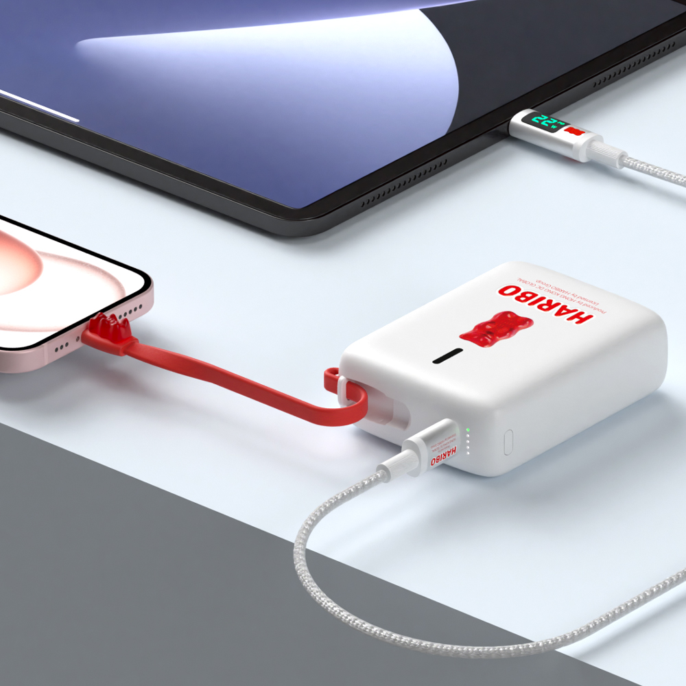 이어맥 하리보 빌트인 케이블 미니 고속충전 대용량 보조배터리 20000mAh 22.5W 이미지 3