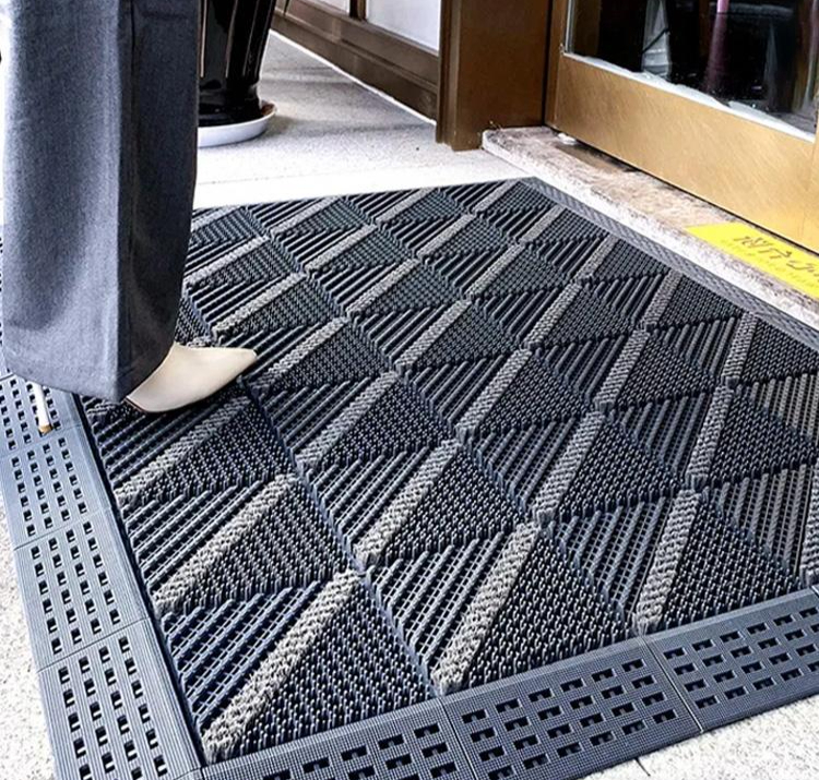 현관 발매트 업소용 매장 바닥 매트 미끄럼방지 출입구용 단일 베이스 B 120x240cm - 상품 이미지
