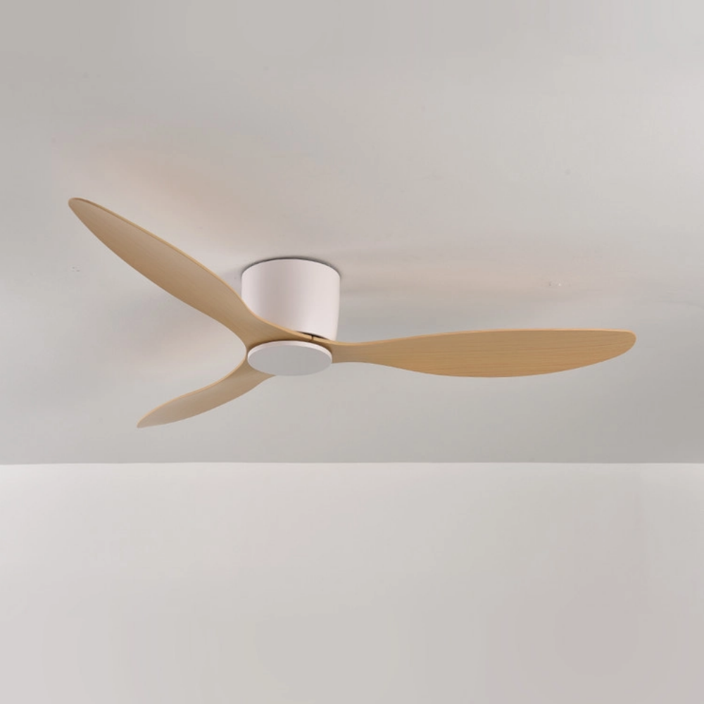 저소음 슬림 실링팬 거실 안방 천장 실링팬 106cm, 베이직(몸체 화이트+날개 우드) - 상세 이미지 3