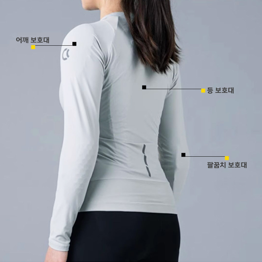 씨씨프로텍터 여성 오토바이 상체 이너 보호대 바이크 보호구 CE레벨2 3058 - 상세 이미지 3