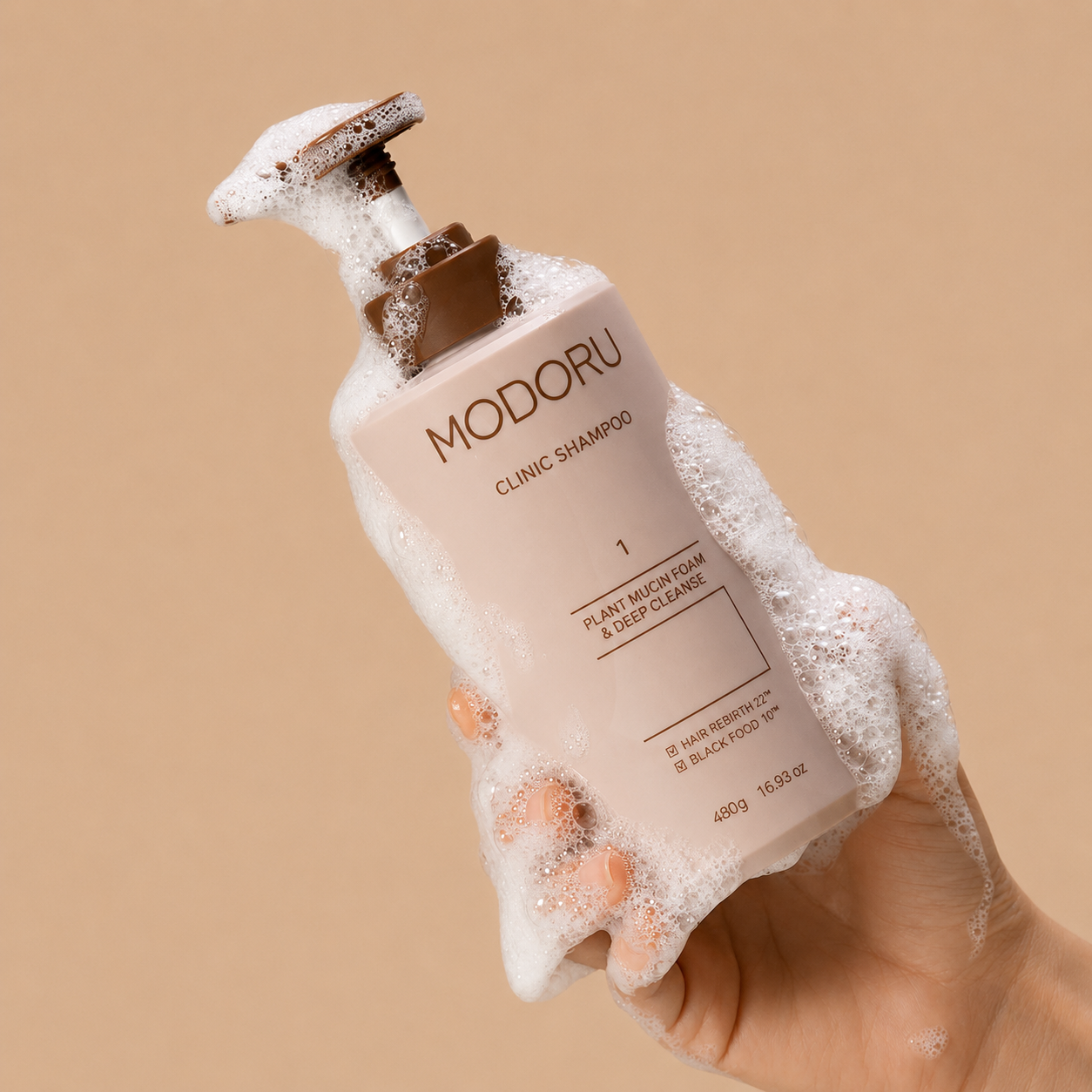 모도루 약산성 저자극 탈모 샴푸 500ml 두피진정 - 상품 이미지
