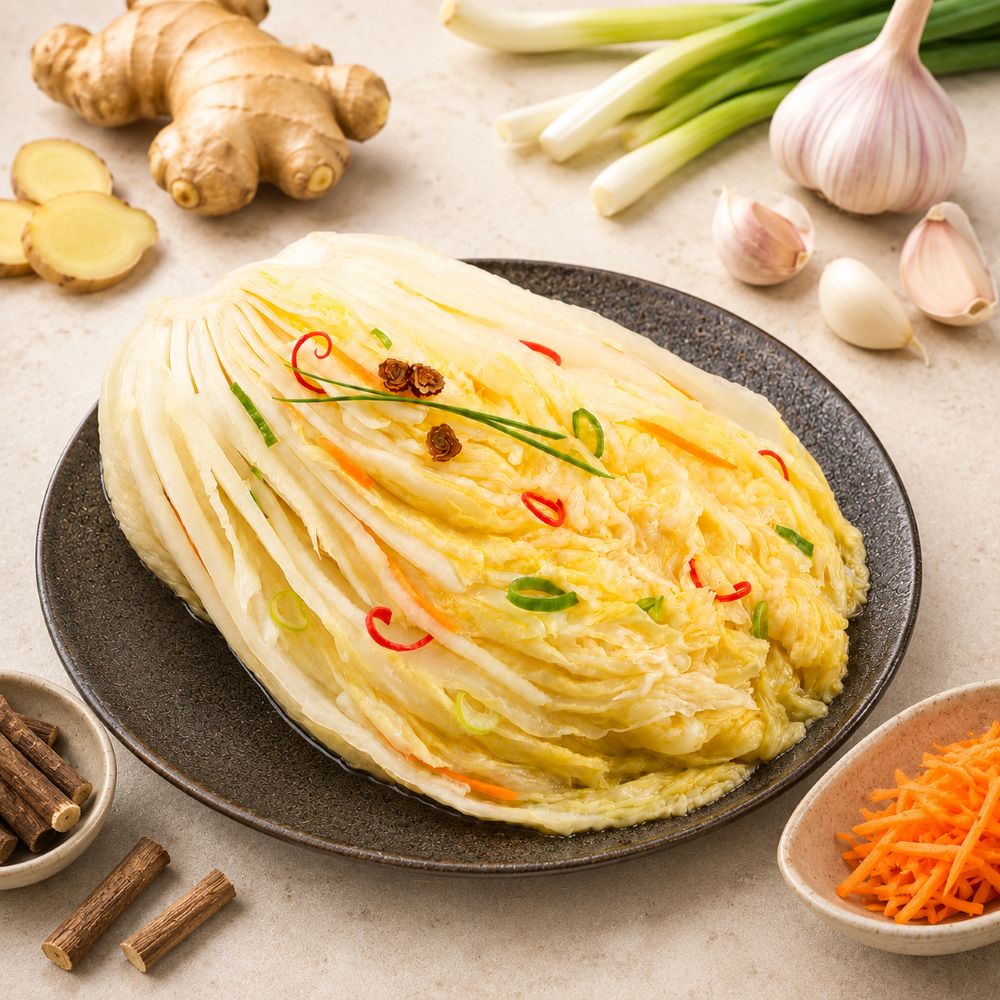 백김치 봉화청량산 국내산 아이반찬 물김치 3kg, 1개 - 상품 이미지