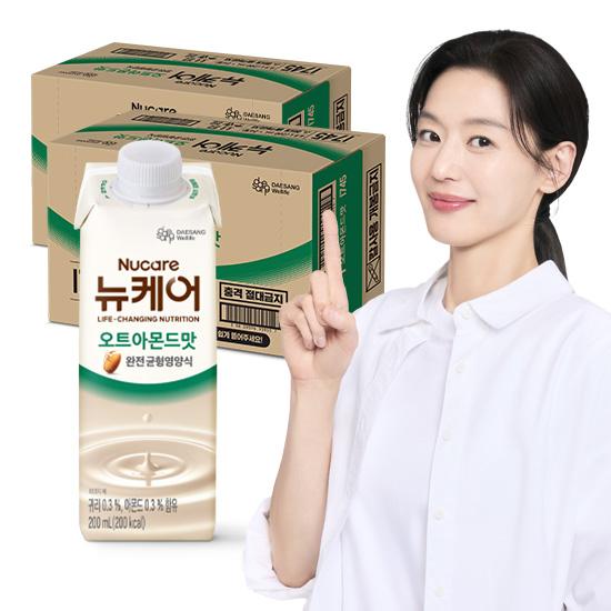 뉴케어 오트아몬드맛 완전균형영양식 식사대용 오트아몬드, 200ml, 48개 - 상품 이미지