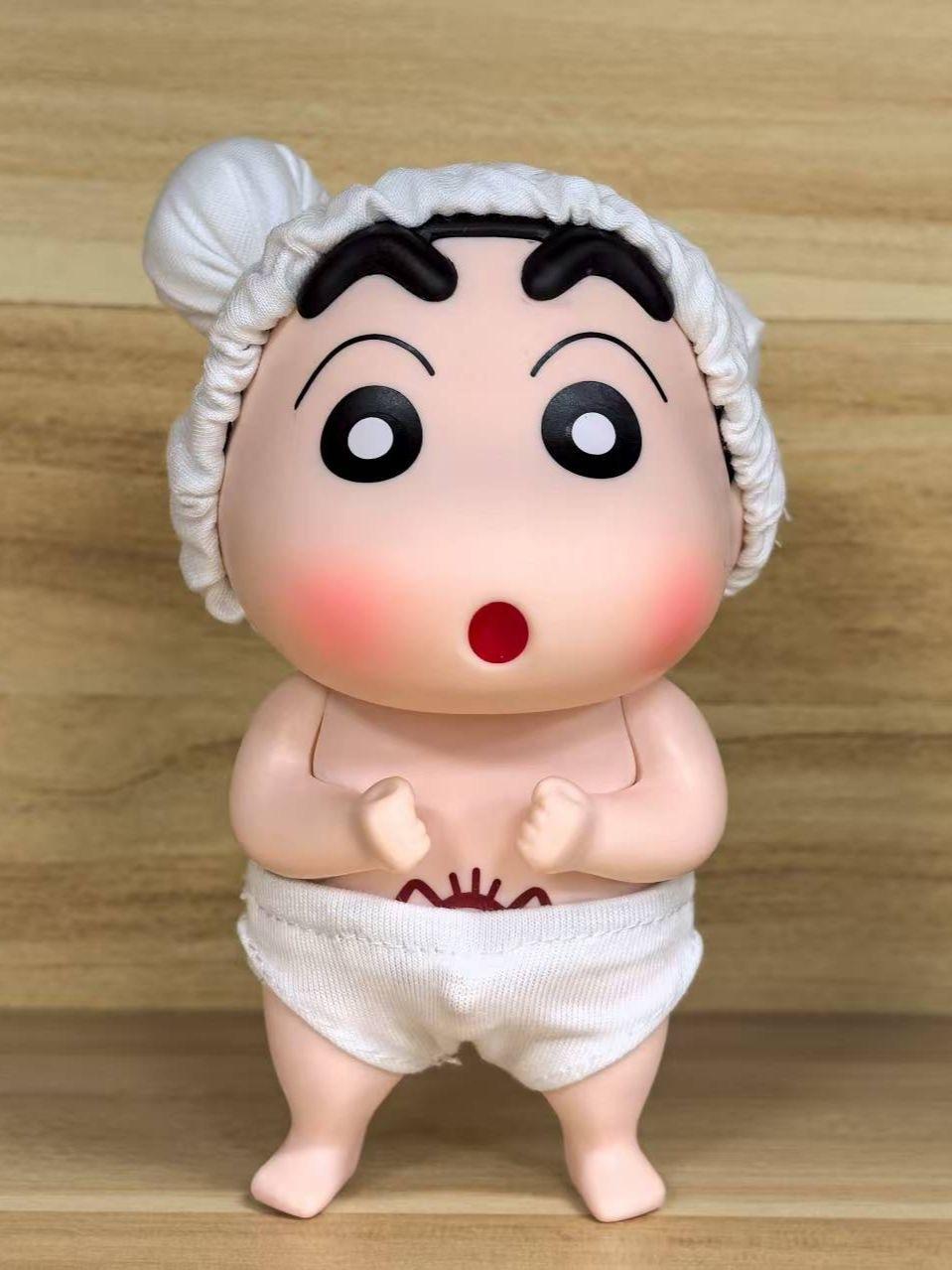 목욕 짱구 피규어 샤워캡 캐릭터 장식 크레용 신짱 인형 미니어처 굿즈 소품 홈데코 욕실 목욕통 1개 - 상세 이미지 4