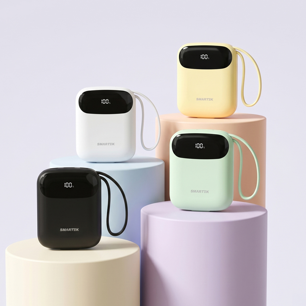 네이버 스마텍 공식몰 스마텍 보조배터리 고속충전 10000mAh 초경량 여행용