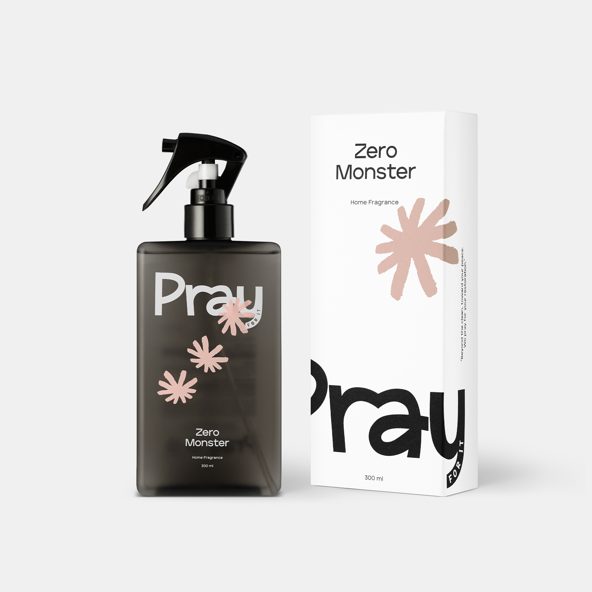 아로마 제로몬스터 300ml 천연오일 룸스프레이 섬유탈취제 필로우미스트 패브릭퍼퓸 홀애비냄새 - 상세 이미지 2