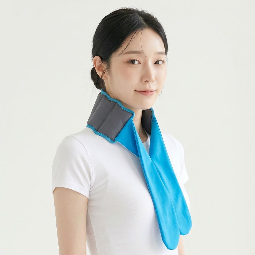 아이스 넥쿨러 와이드형 냉감 쿨스카프 쿨링 넥밴드 얼음 목걸이 여름 등산용 생존템 이미지 8
