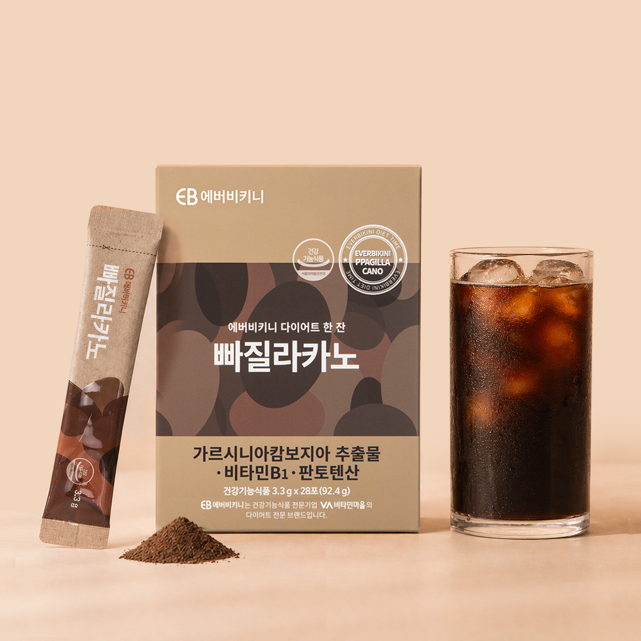 비타민마을 가르시니아 다이어트커피 빠질라카노 오리지널, 28포, 3개 이미지 6