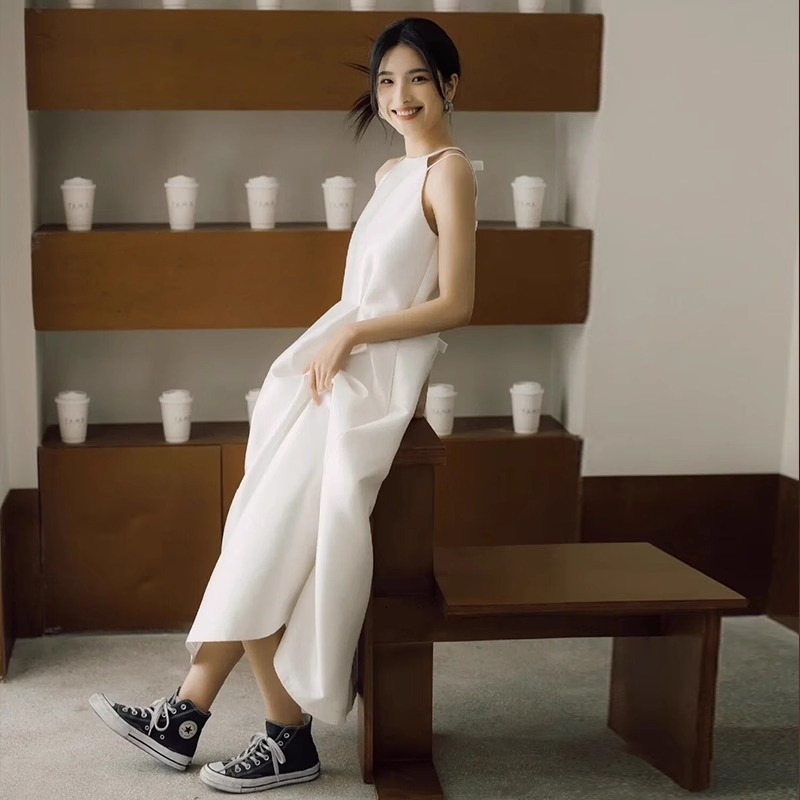 블랙 드레스 웨딩촬영 드레스 셀프웨딩 이브닝 스냅촬영 의상 - 상세 이미지 3