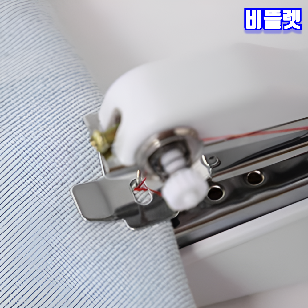 비뜰렛 핸드 미싱기 휴대용 미니 재봉틀 땀따미 수선 박음질기계 - 상세 이미지 2