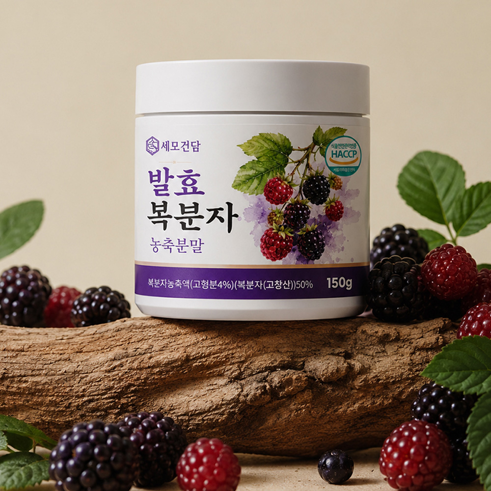 100% 고창 복분자 분말 국내산 고농축 발효 복분자 농축 추출 액 분말 가루 2개 - 상세 이미지 4