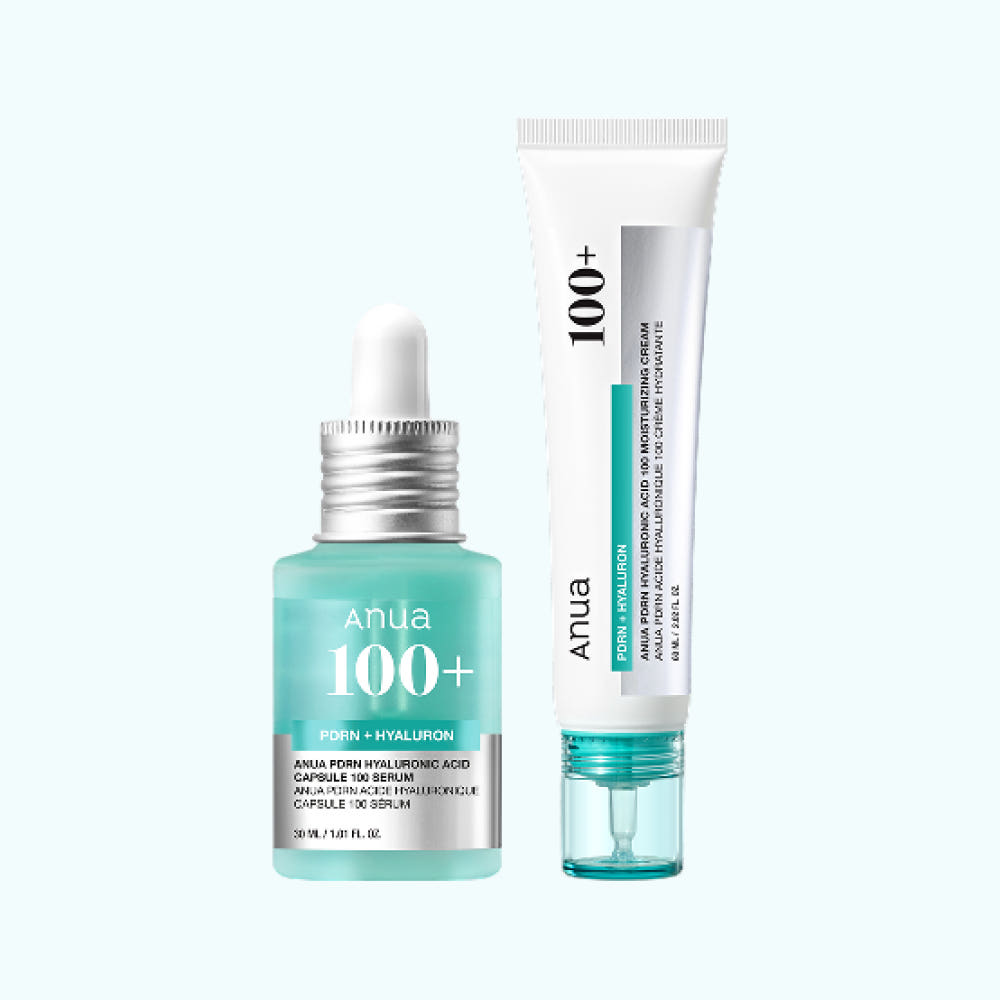 아누아 아누아 PDRN 히알루론산 콜라겐 팔자 눈밑 목 주름관리 세트 2종 90ml